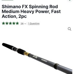 Shimano FX Medium - Heavy Baitcaster Rod NWOT