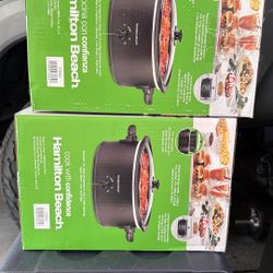 2 Hamilton Beach Slow Cooker 