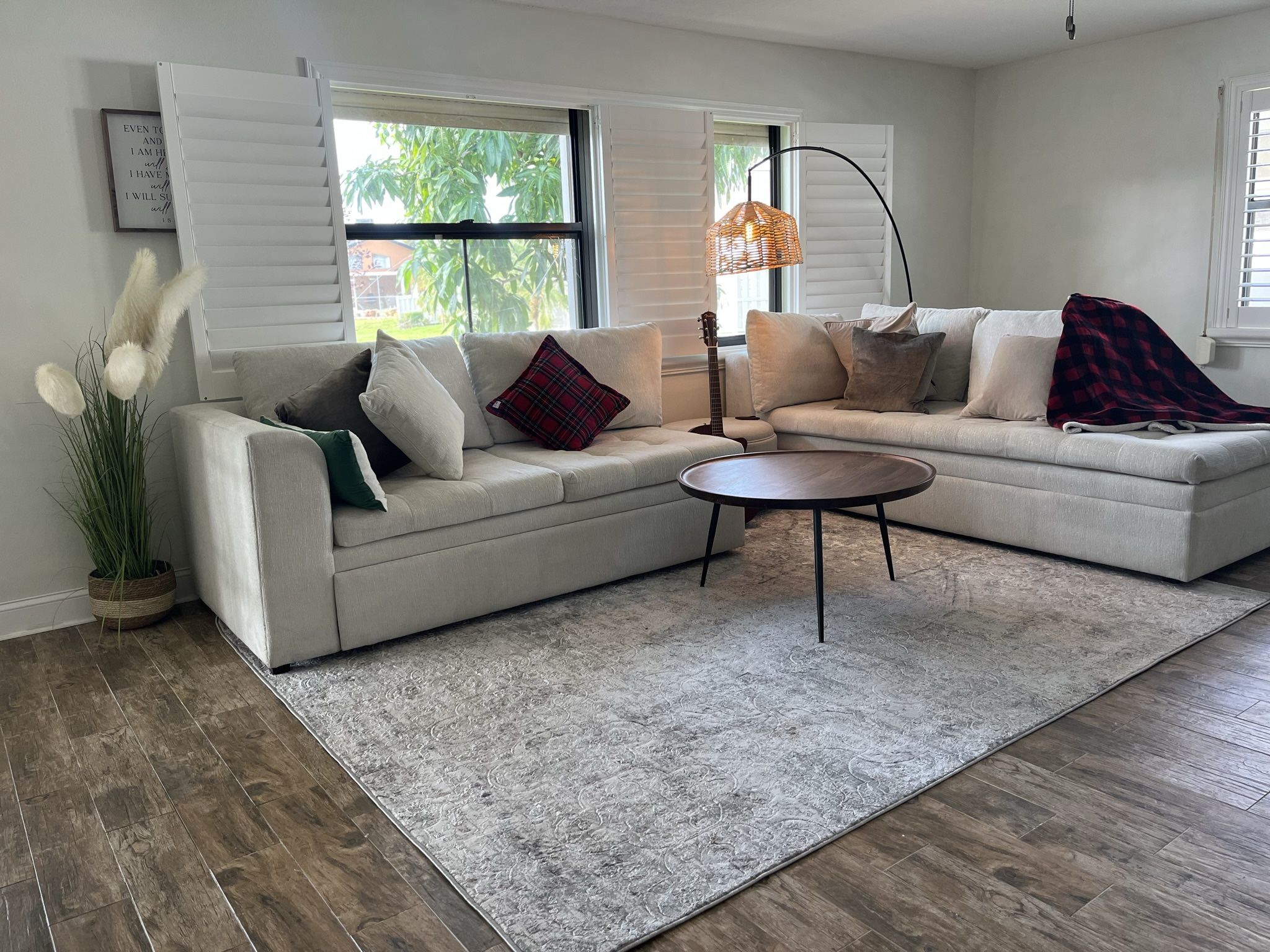 Ashley’s White Sectional