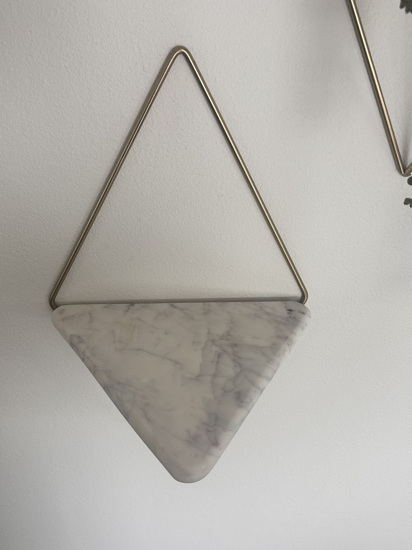 Marble And brass/gold Wall Shelves