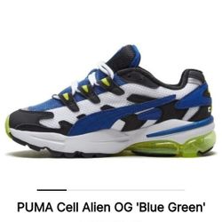 Super Wet! Clean Puma Cell Alien Of Blue Green 💚🍏