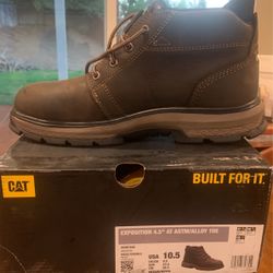 Caterpillar Work Boots.( Steeled Toe Shoes).