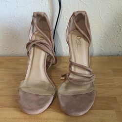 Miss Lola Light Pink Heels