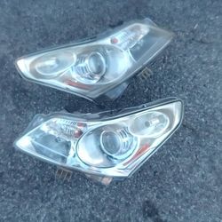 2007-2010 Infiniti G35 Sedan Headlights Xenon Hid With Light Bulbs And Accessories Oem.