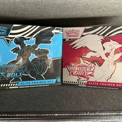 White Flare Black Bolt Elite Trainer Box 