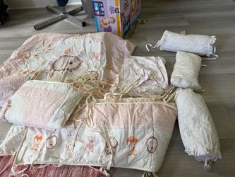 Baby Crib Bedding Set with Bumpers