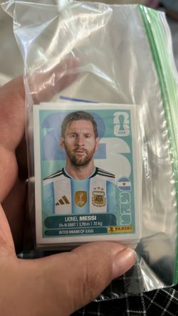 Messi panini sticker