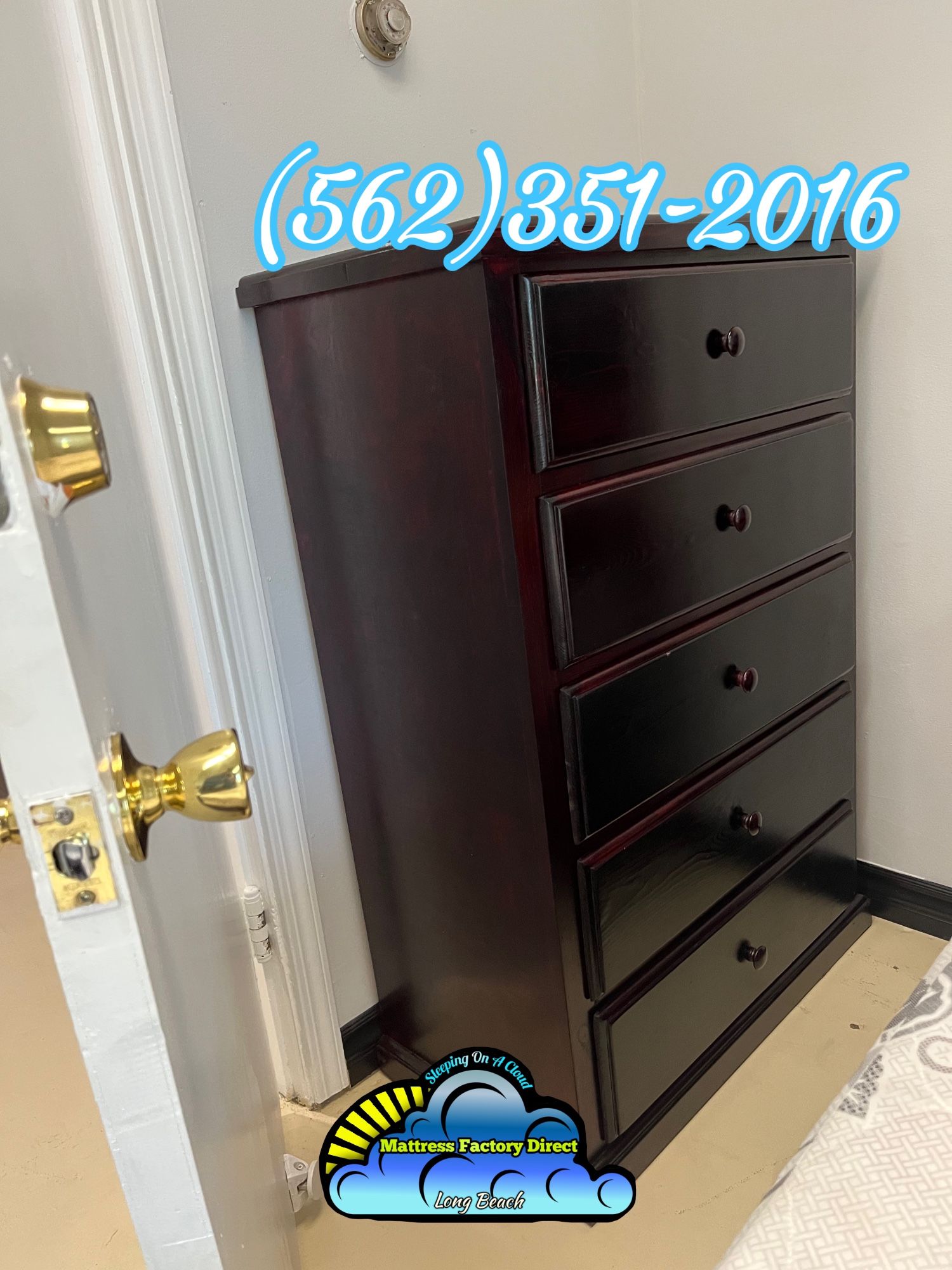 Cherry Five Drawer Dresser Cajonera Comoda Nueva