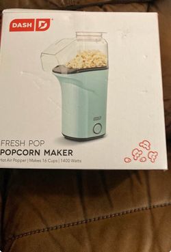 Popcorn maker makes 16 cups