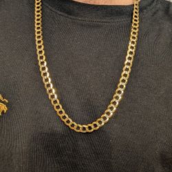 Big 14k Gold Curb Chain, 26", 9mm, 40g