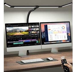 New 42" Desk Lamp for Home Office with Clamp