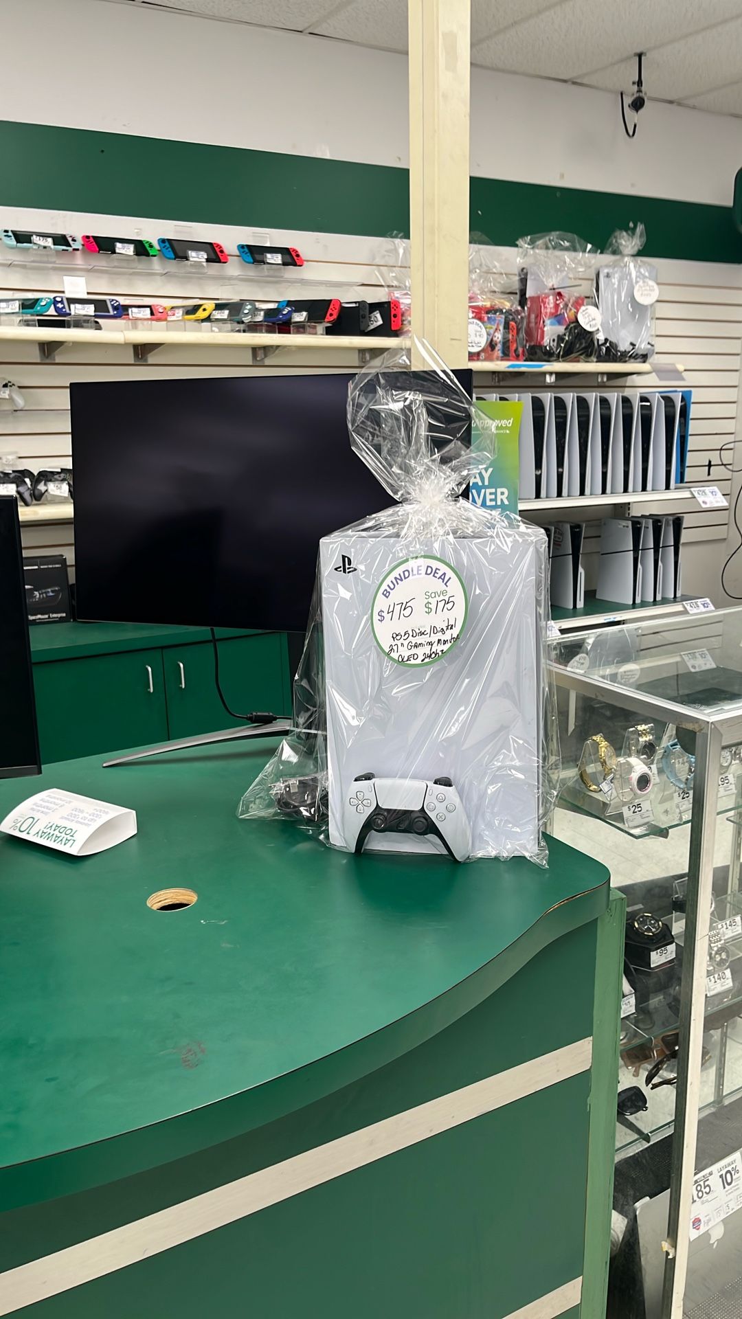 PS5 Disc/Digital Console Bundle With Acer 27” Oled Gaming Monitor 240hz