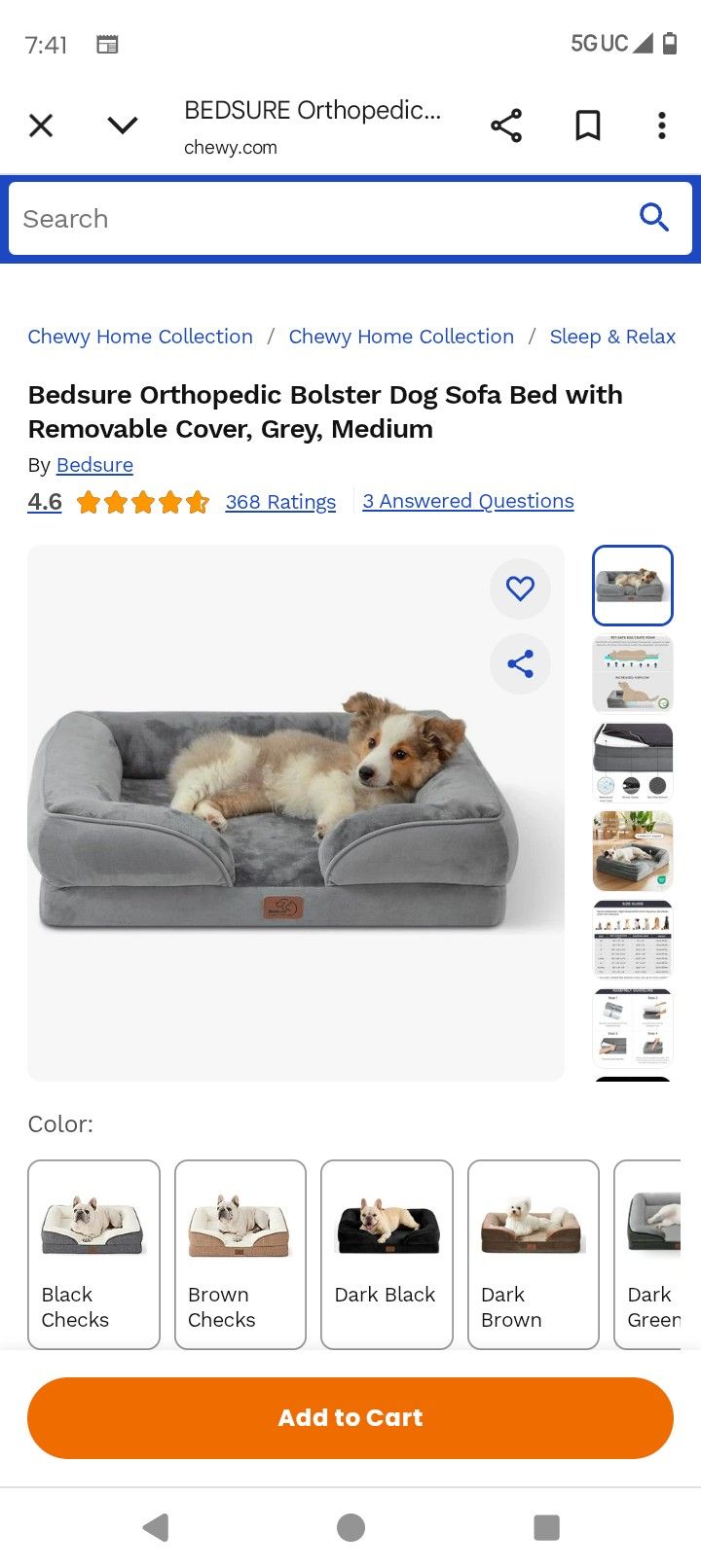 Pug Life Dog Bed