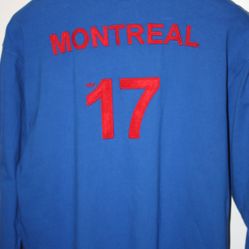 Montreal Canadians Rugby Jersey XL 100% Cotton 