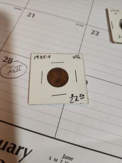 1925 s wheat penny