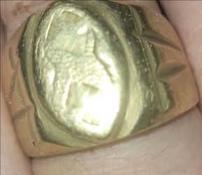 18K gold ring