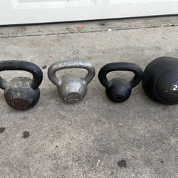 Dumbbells And A Weighted Ball
