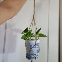 Medium Handmade Natural Jute Plant Hanger