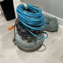McGraw air compressor with hose