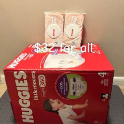 Huggies Size 4 - 116 Diapers 