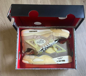 Off White Jordan 4 Size 12