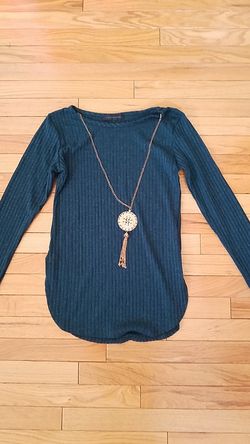 Green long sleeve women's shirt