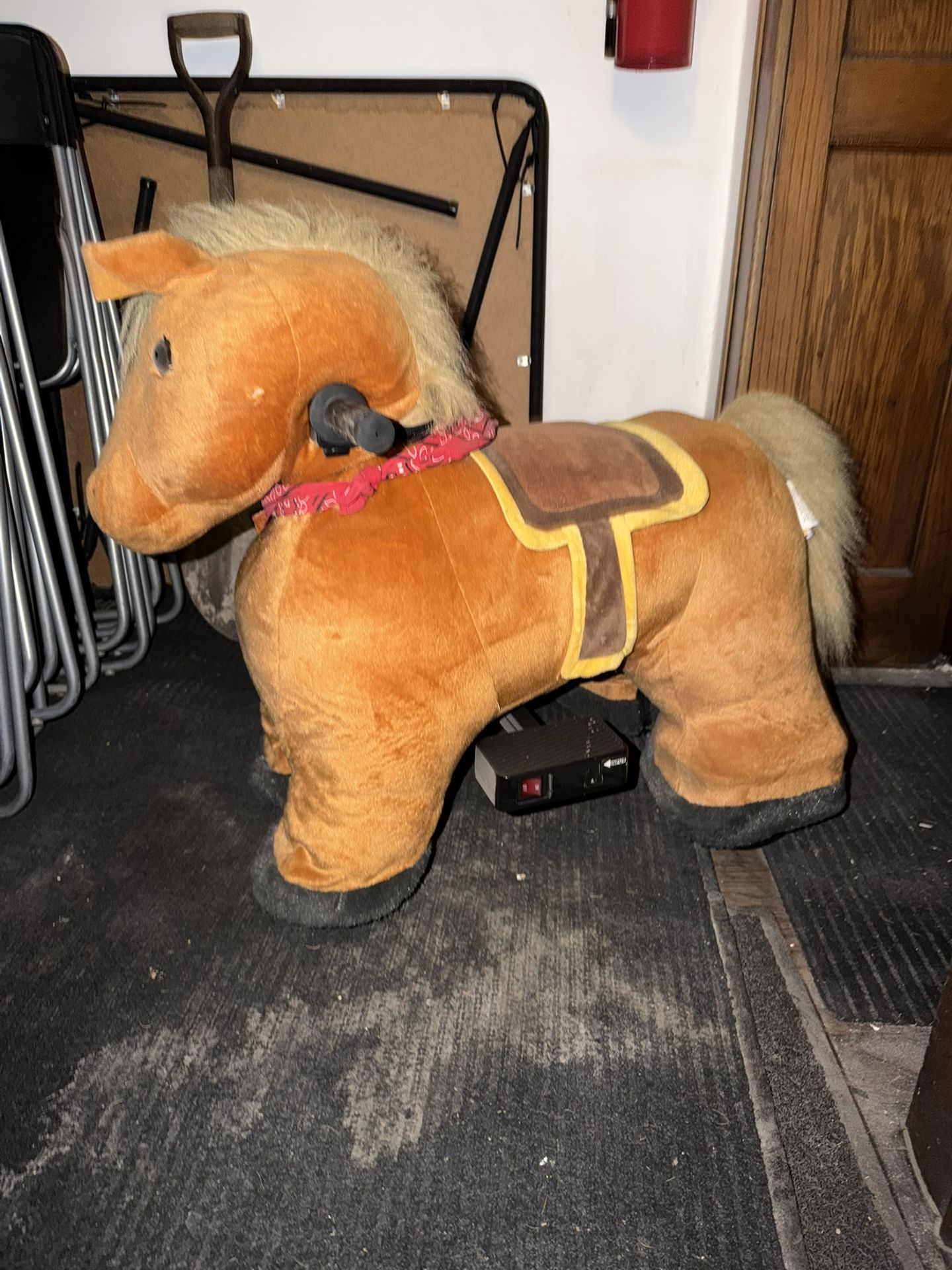 Kids Ride-On Plush Horse β $100 OBO