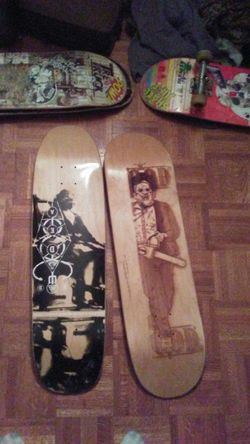 2 brand New Skateboard Decks