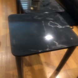3 Pieces Living Room Table And Side Tables - Excellent Rounded Corners $50