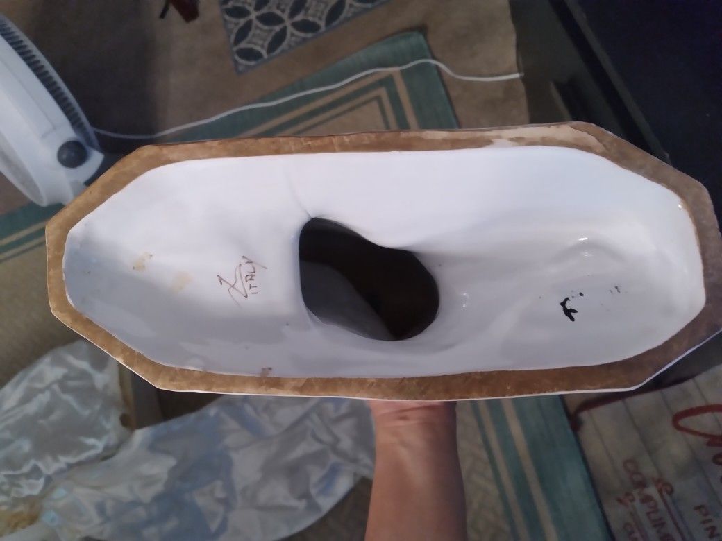 1950's Zaccagnini Italian Pottery Roman Greek Figural Candle Holder Pair