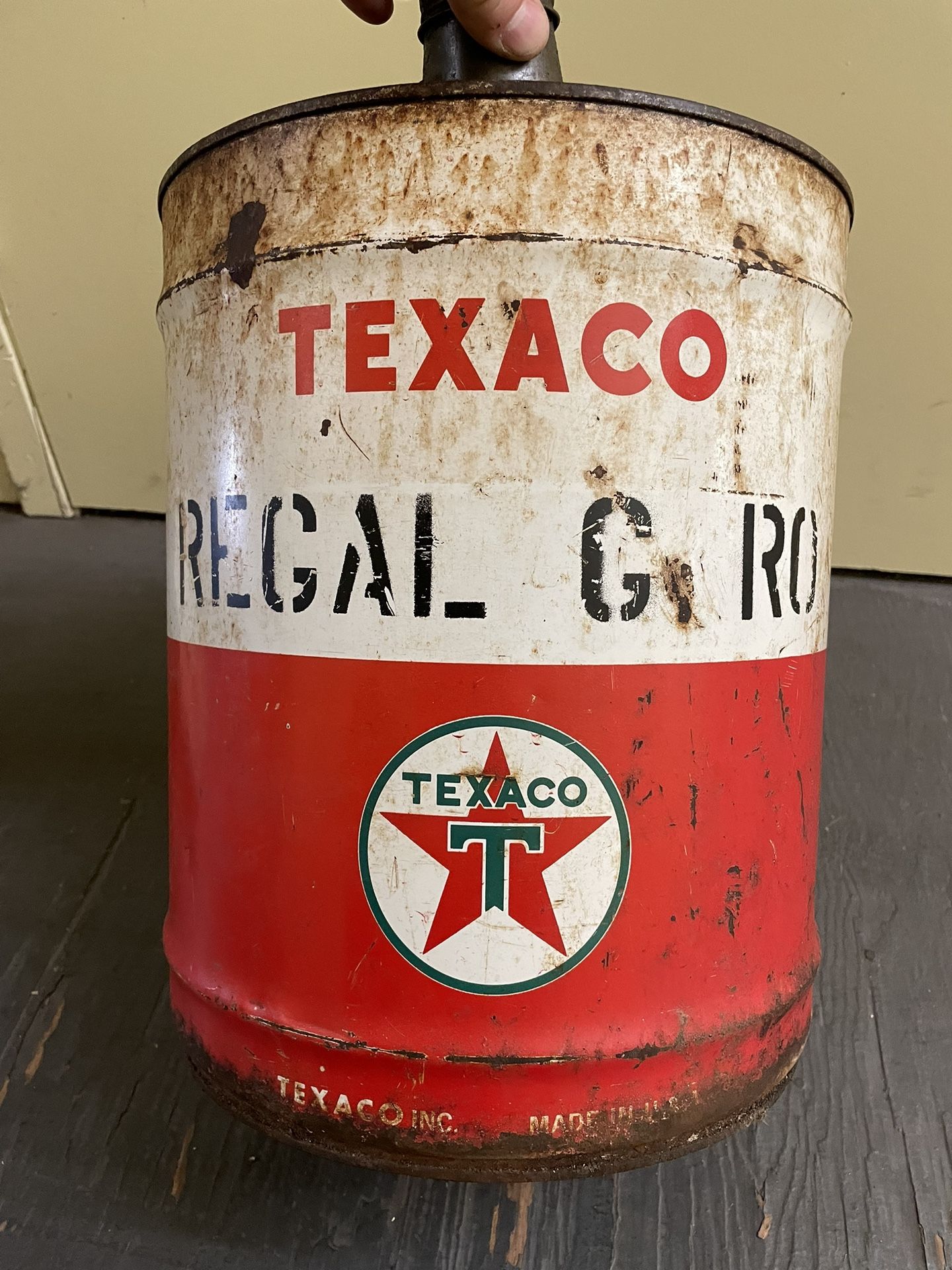 Vintage Texaco Motor Oil 5 Gallon Can for Sale in La Mesa, CA