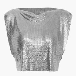 Metallic Glitter Tank Top