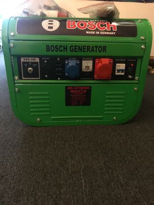 Bosch Generator 7500watts For Sale In Fontana Ca Offerup