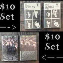 Beatles Music Cassette 2 Tape Sets $10 each Thumbnail