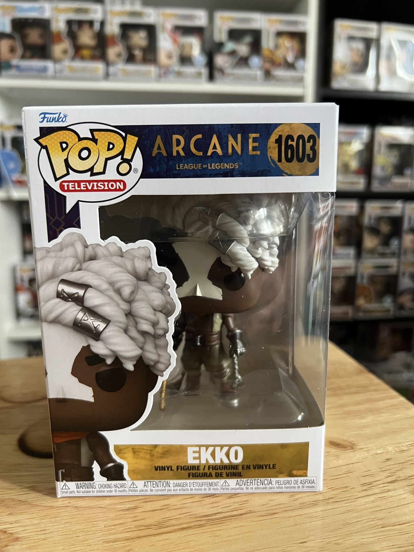 Ekko Arcane League of Legends Funko Pop #1603 Games Gaming Television Animation
