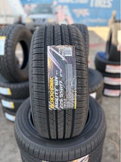 225/55/17 Blackhawk tires 🛞 $360