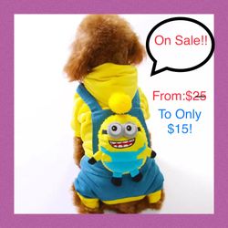 Brand New Warm Minions Jumpsuit *On Sale !!