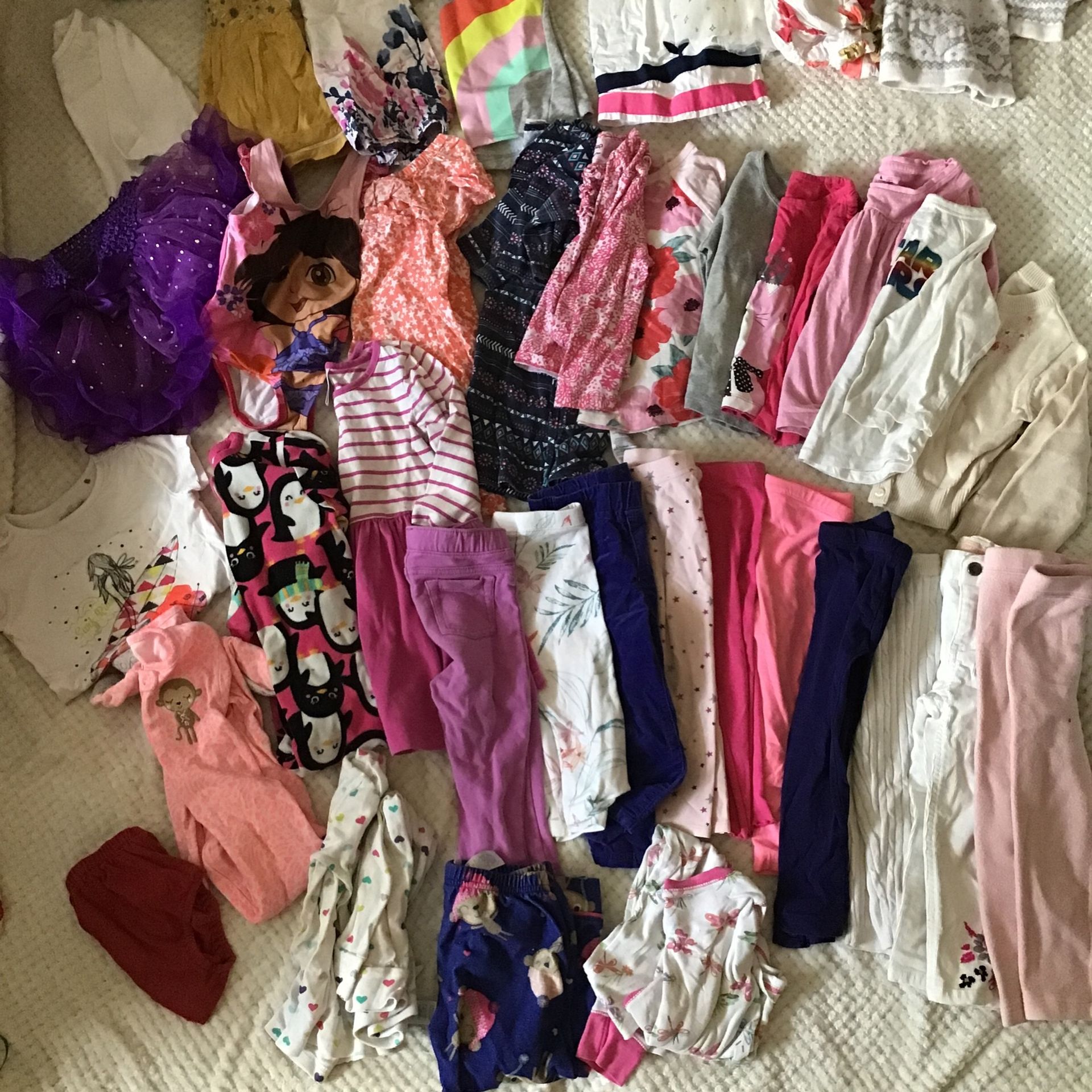 Baby Girls Clothing Lot, 40+ Pieces 