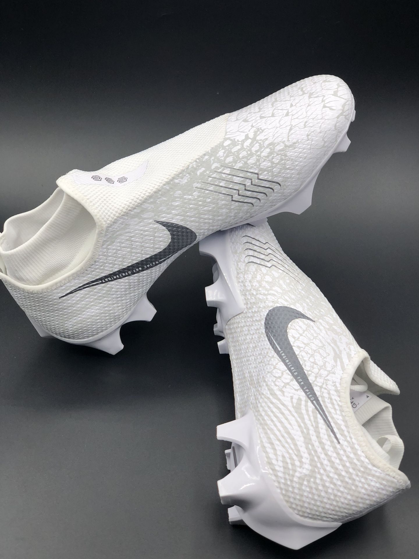 Nike Vapor Edge Pro OBJ Animal Print White Football Cleats CI4757