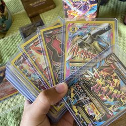 POKEMON CARDS-SLABS AND TOPLOADERS