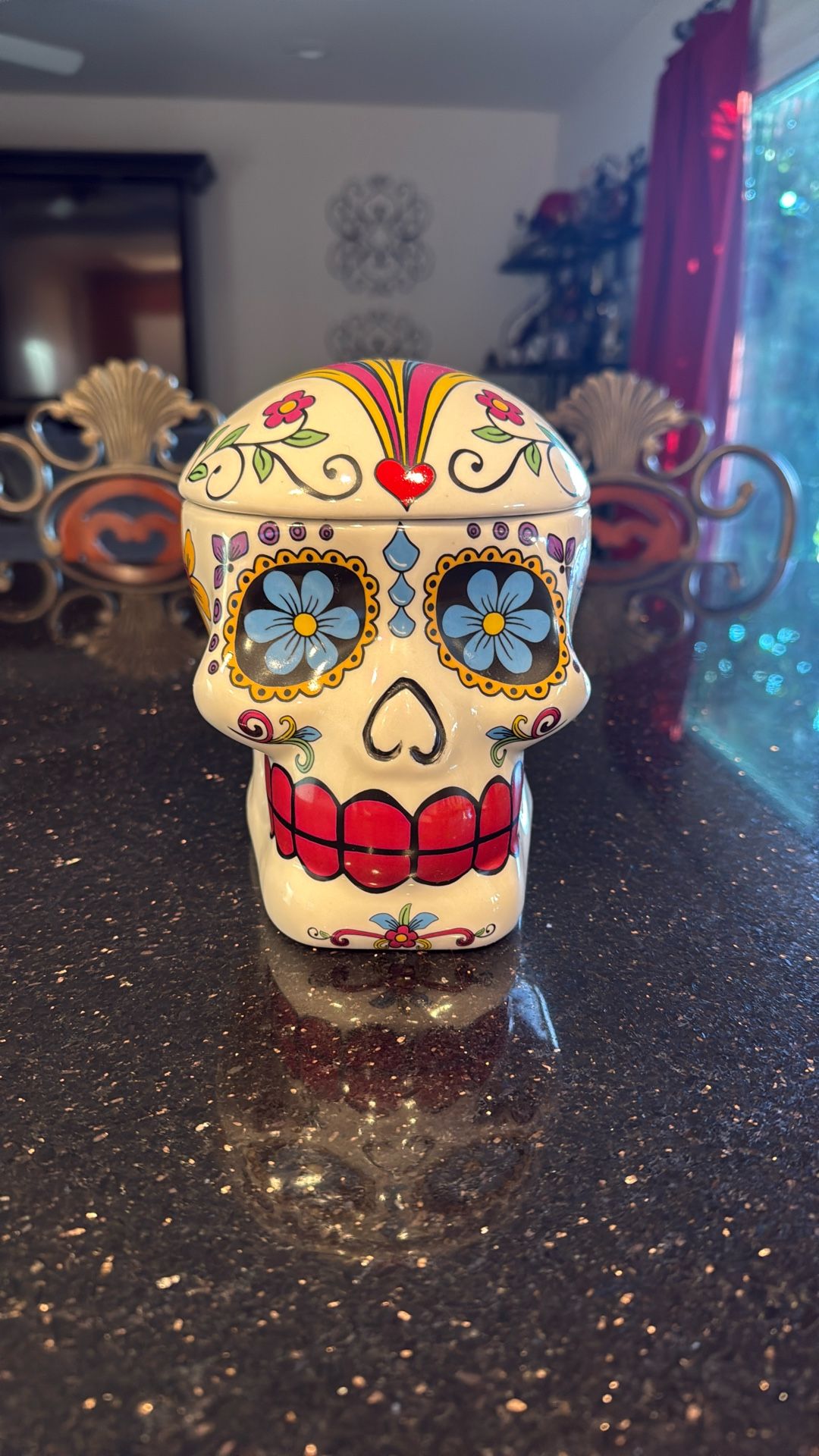 Dia de Los Muertos Jar