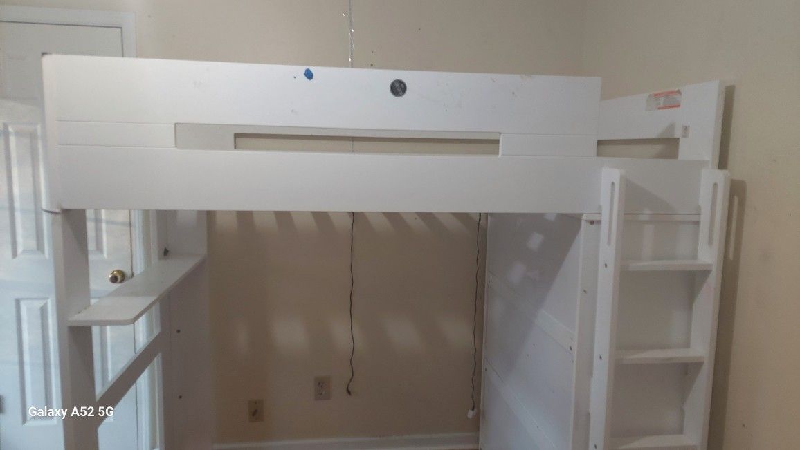 Loft Bed With Wardrobe 