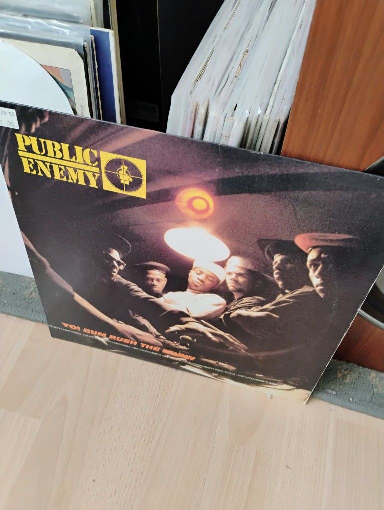 Public Enemy Yo Bum Vinyl Record 1987