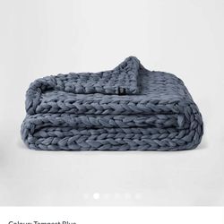 Hand Knitted Weighted Blanket（20 LB）