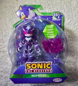 Sonic The Hedgehog Mephiles 35th Anniversary 4”Jakks Action Figure