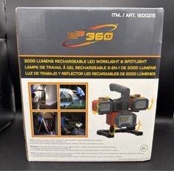 eP(contact info removed) Lumen Rechargeable LED Worklight & Spotlight