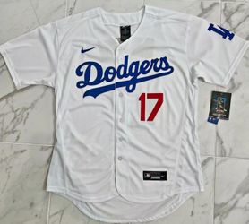 Dodgers Home White Jersey Ohtani 