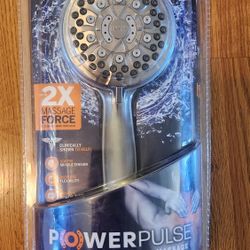 New Shower Head Waterpik Power Pulse