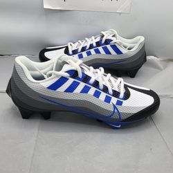 Men Sz 9 - Nike Vapor Edge Speed 360 Football Shoes Cleats Black Blue DQ5110-041