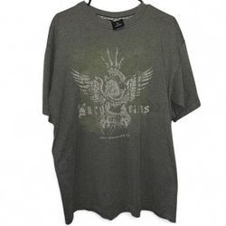 Vintage Men’s Y2K Olive Green JNCO Jeans T-shirt